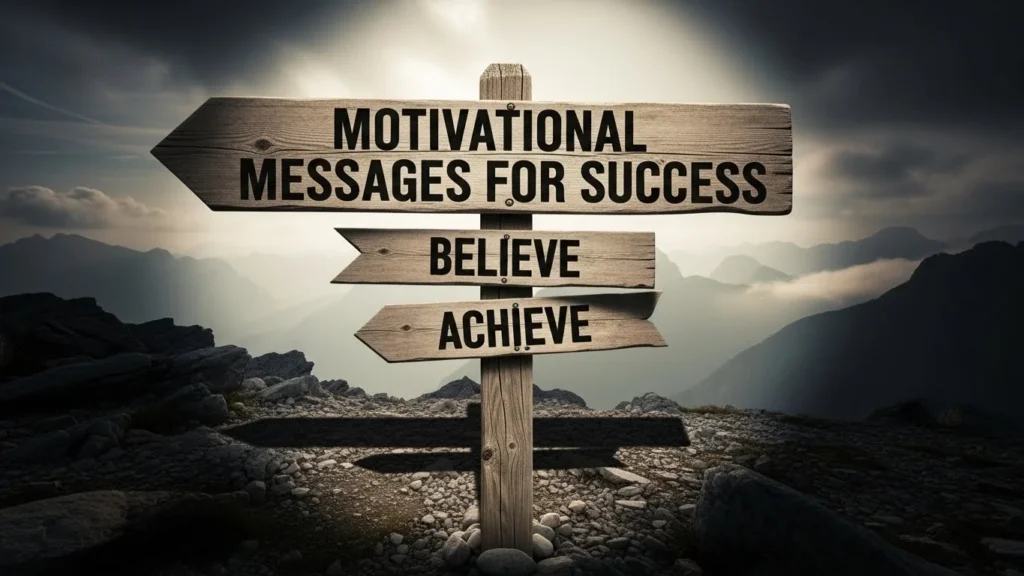 Motivational Messages for Success