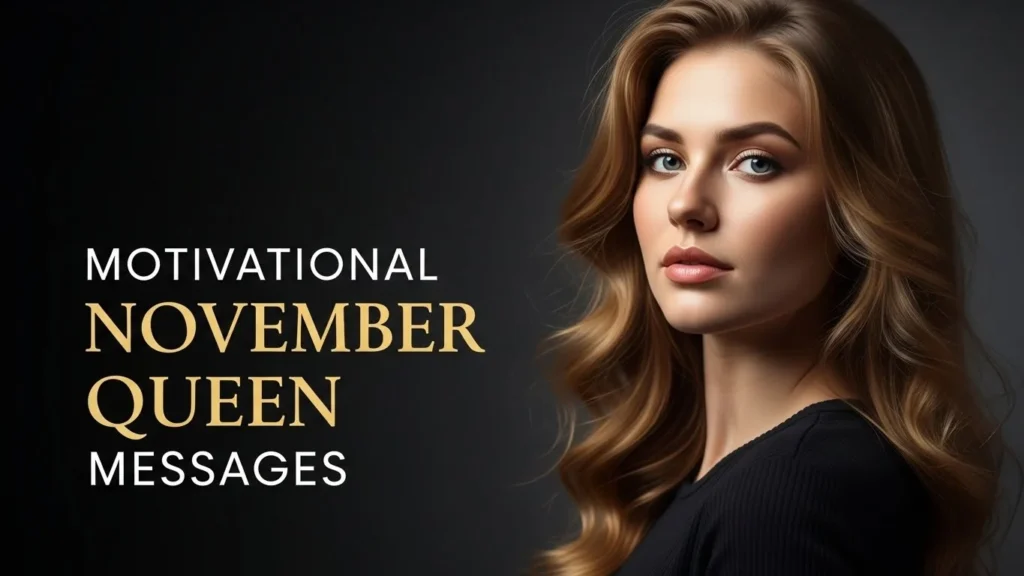 Motivational November Queen Messages