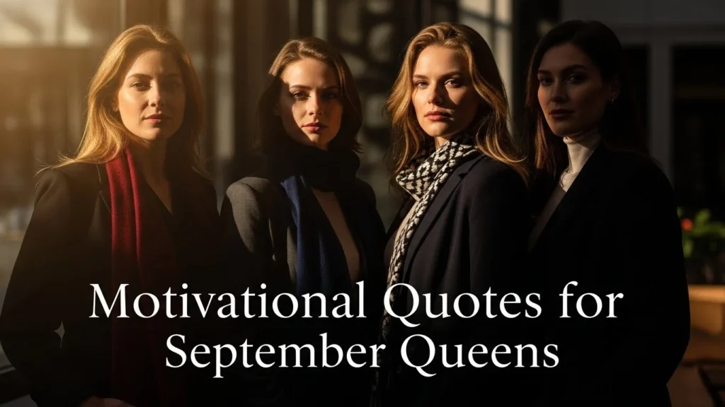 Motivational Quotes for September Queens