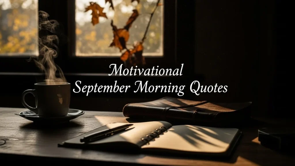 Motivational September Morning Quotes