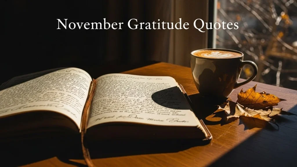 November Gratitude Quotes