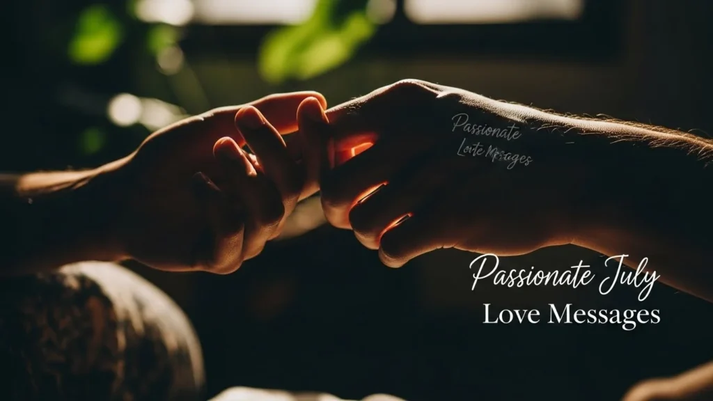 Passionate July Love Messages