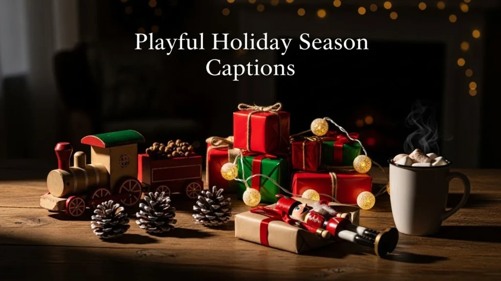 Playful Holiday Season Captions