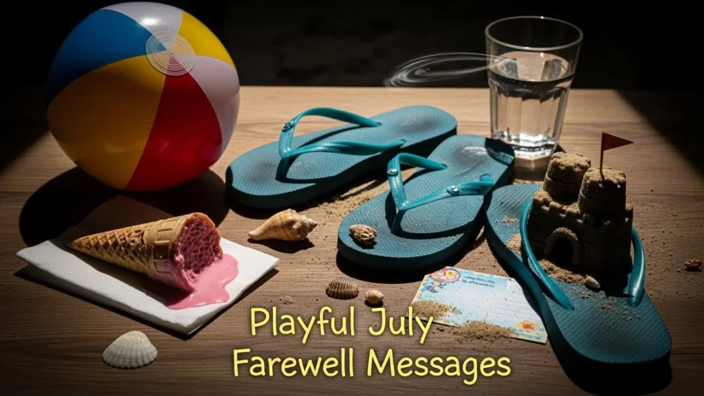 Playful July Farewell Messages