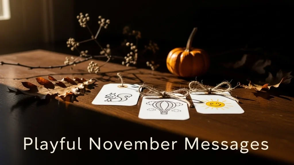 Playful November Messages