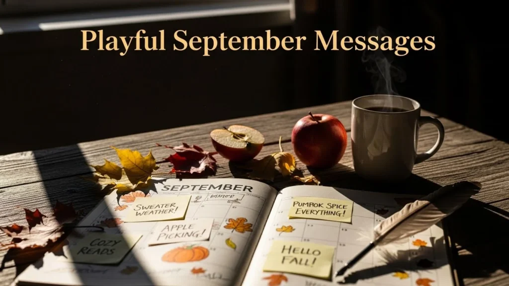 Playful September Messages