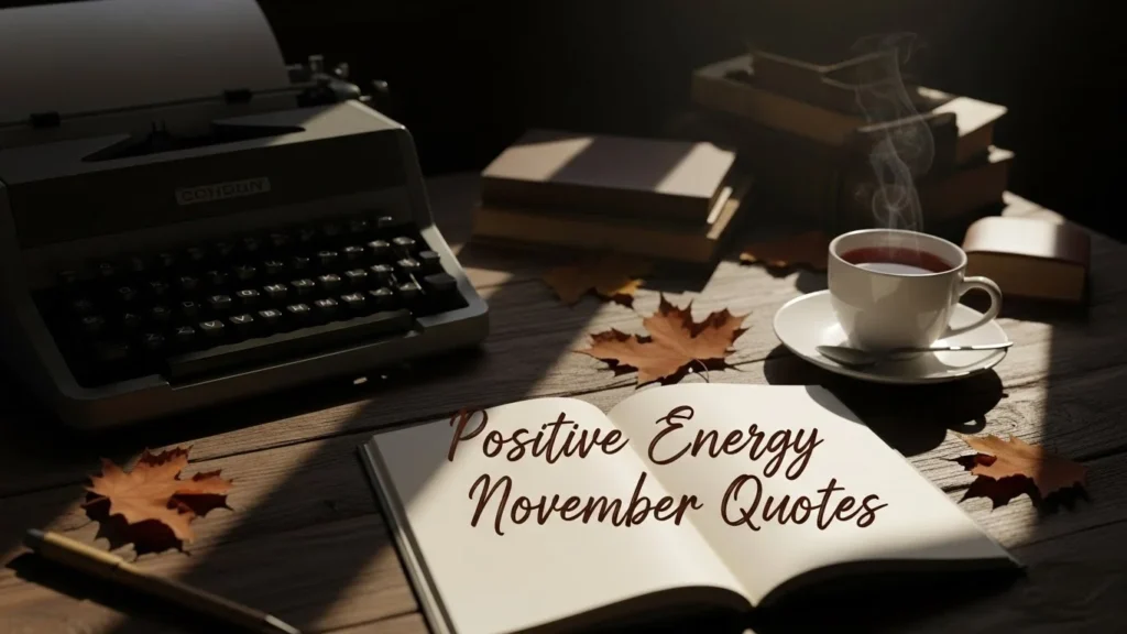 Positive Energy November Quotes
