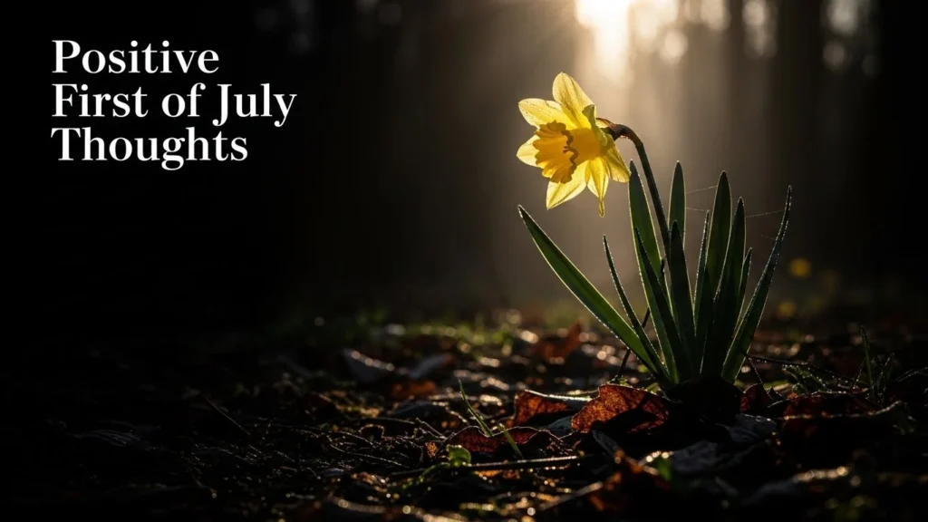 Positive First of July Thoughts