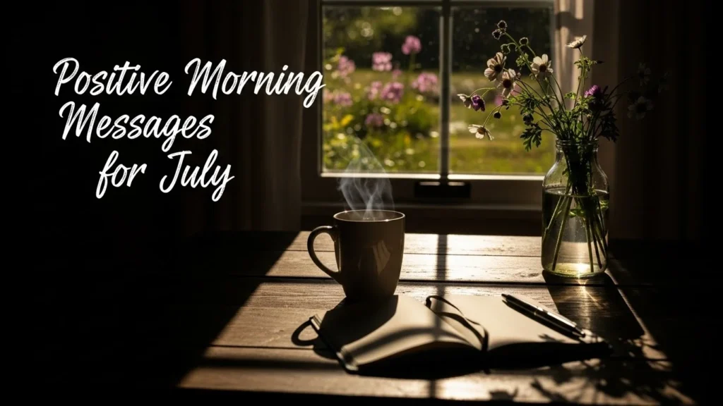 Positive Morning Messages for July