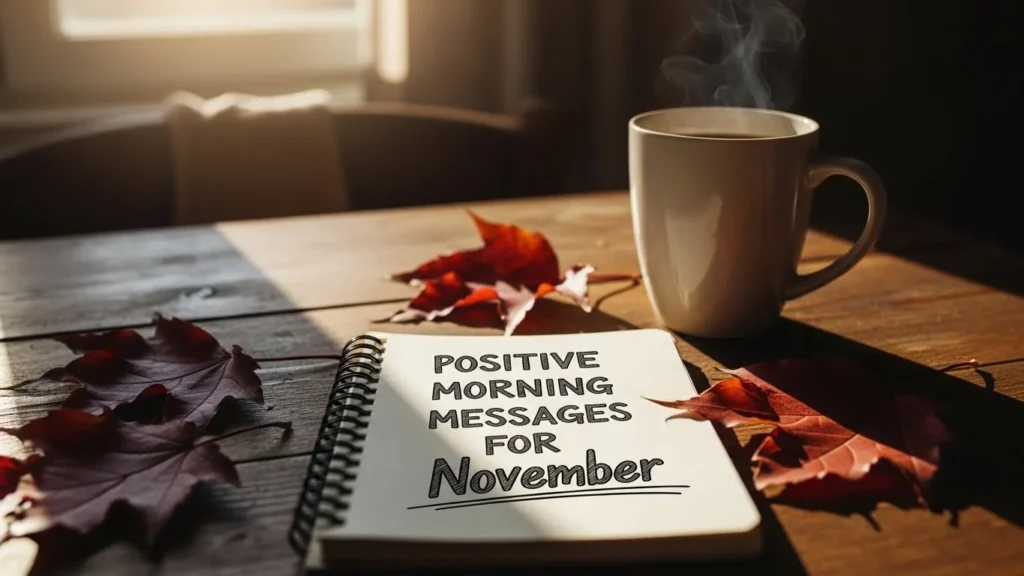 Positive Morning Messages for November