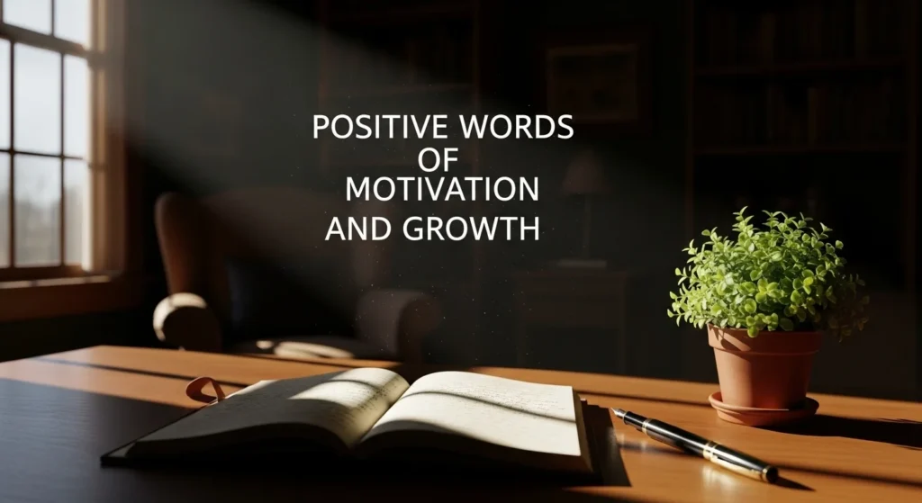 Positive Words of Motivation and Growth