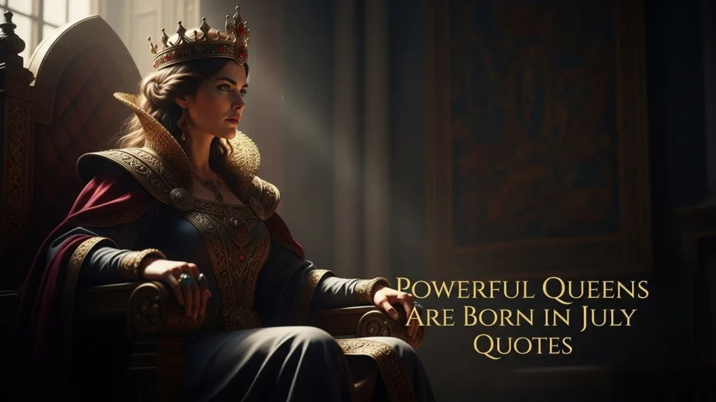 Powerful Queens Are Born in July Quotes