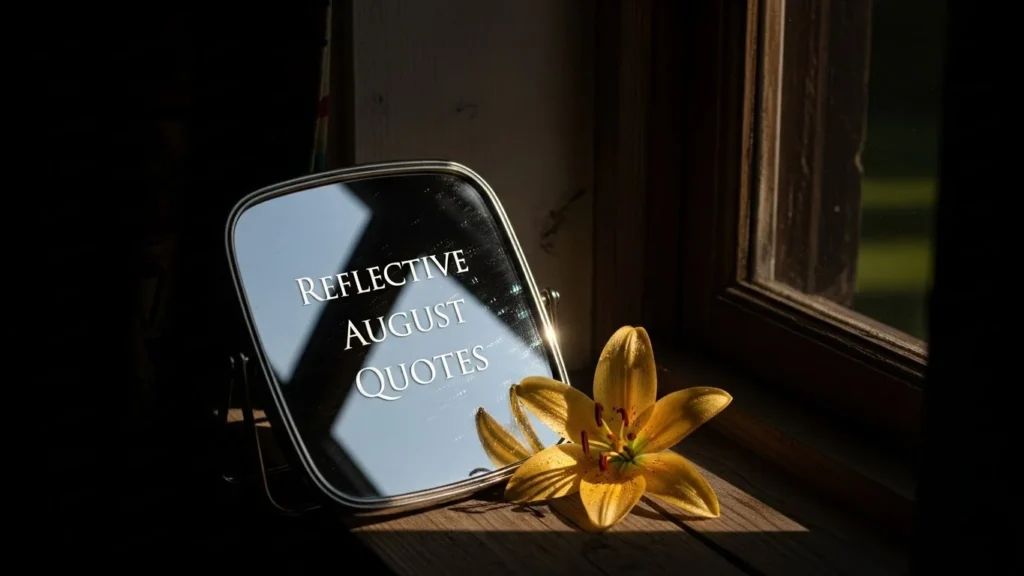 Reflective August Quotes