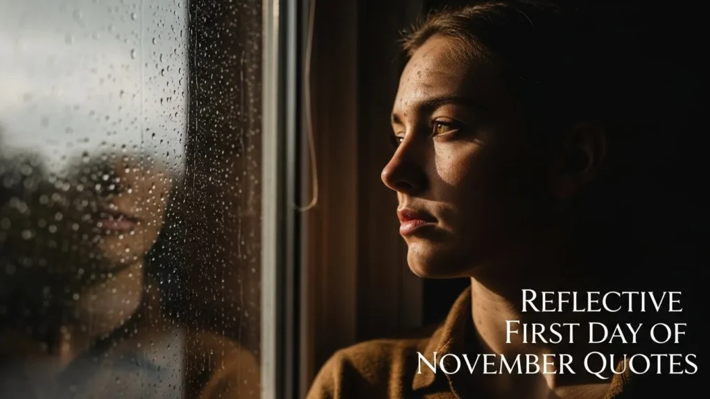 Reflective First Day of November Quotes