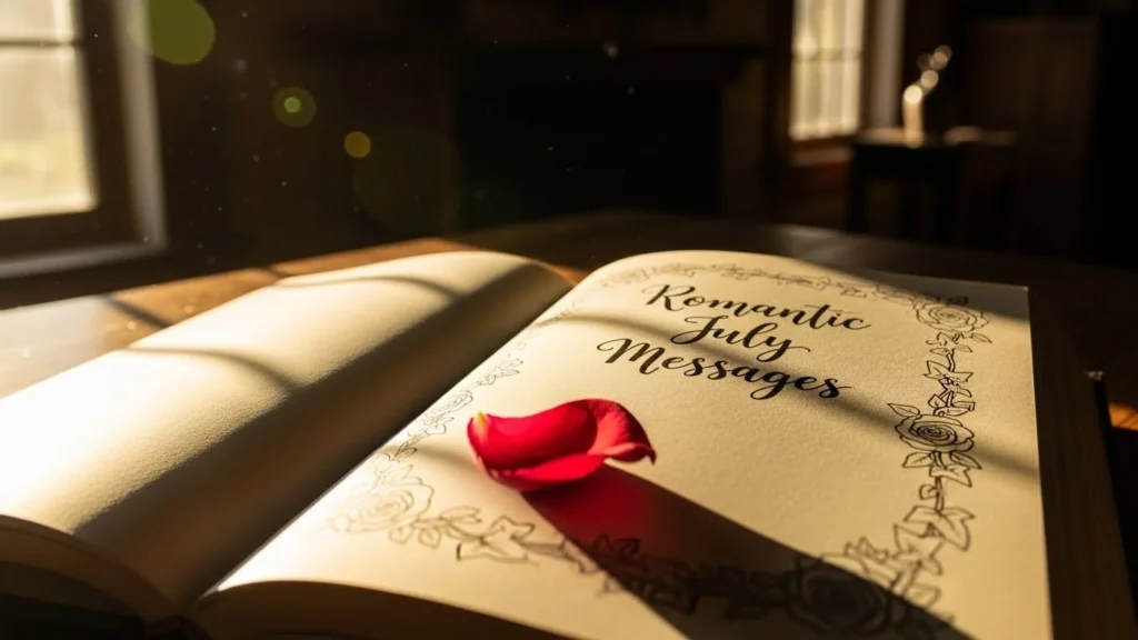 Romantic July Messages