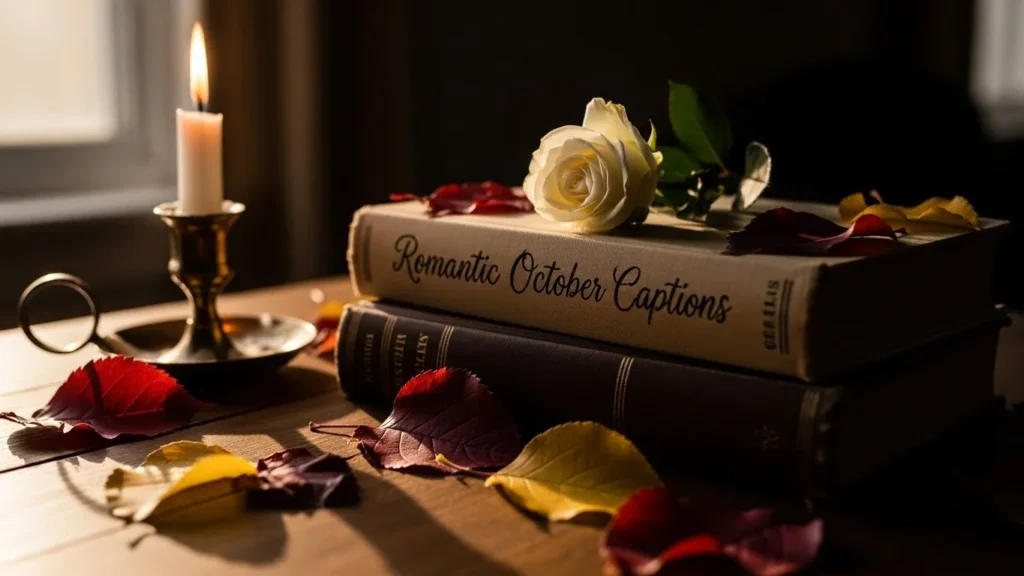 Romantic October Captions
