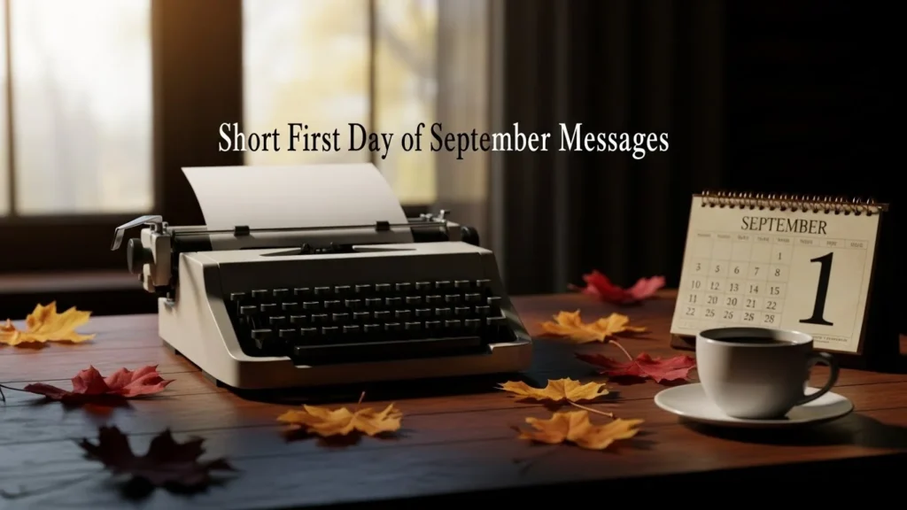 Short First Day of September Messages