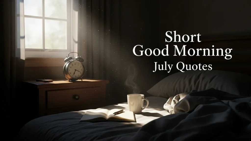 Short Good Morning July Quotes