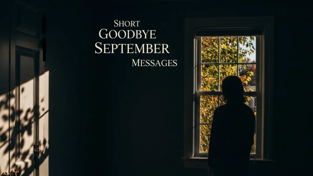 Short Goodbye September Messages