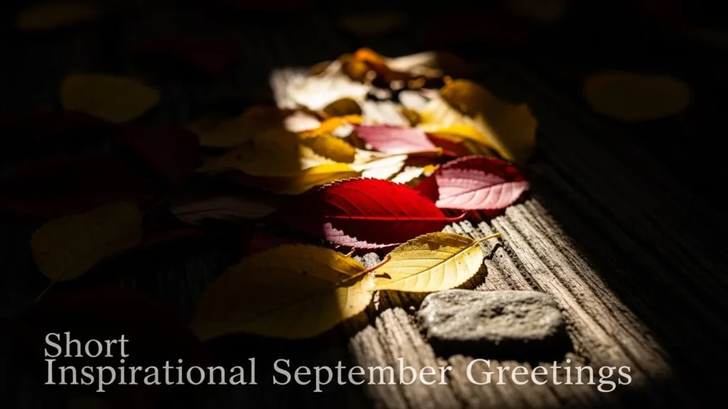 Short Inspirational September Greetings