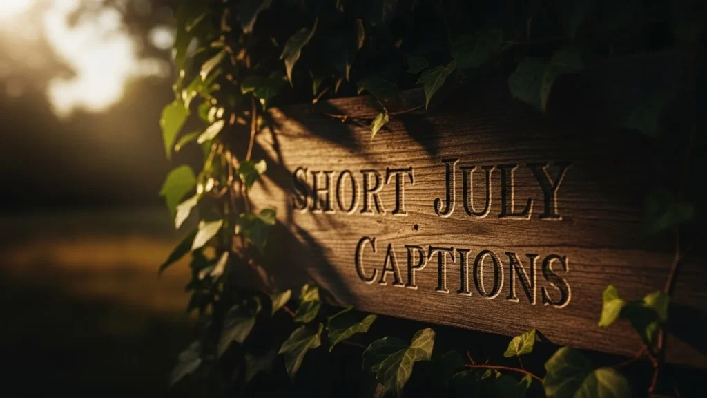 Short July Captions