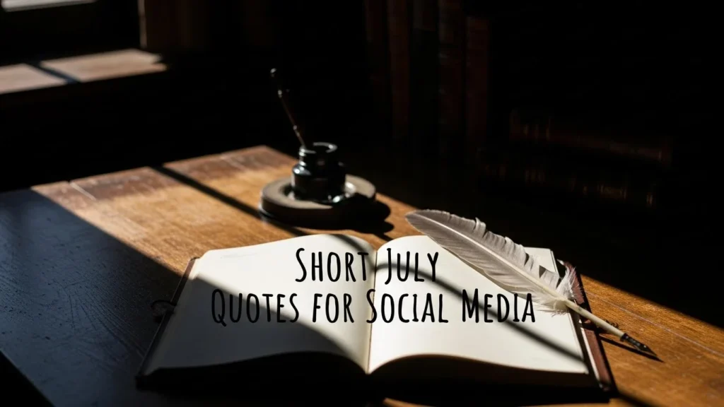 Short July Quotes for Social Media