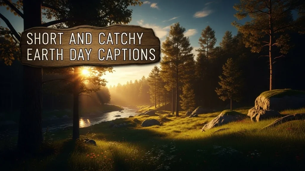 Short and Catchy Earth Day Captions