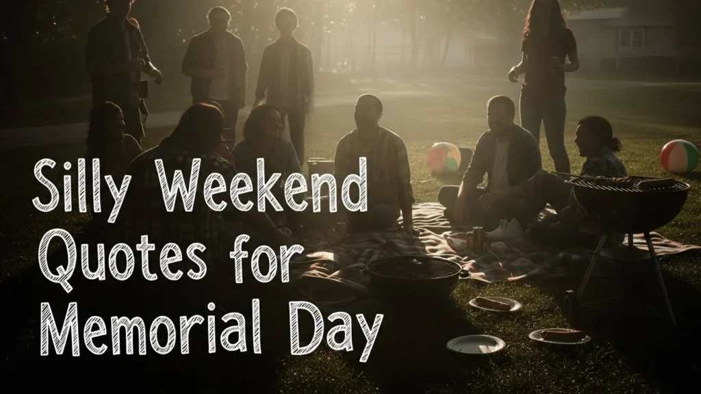 Silly Weekend Quotes for Memorial Day
