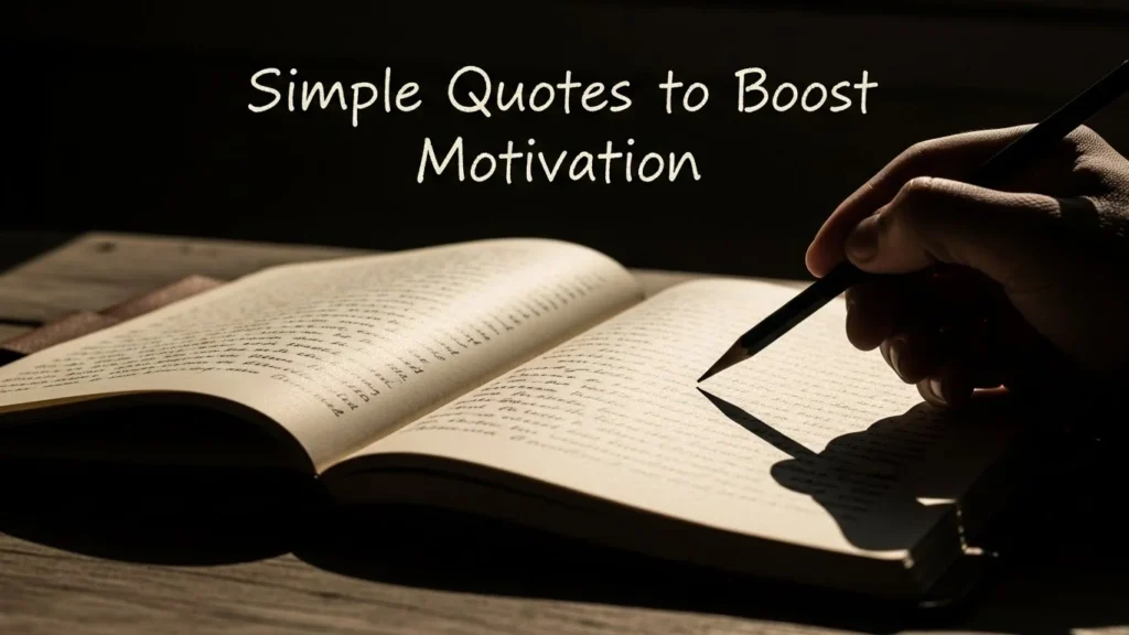 Simple Quotes to Boost Motivation