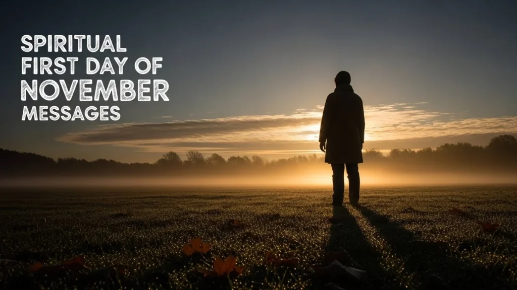 Spiritual First Day of November Messages