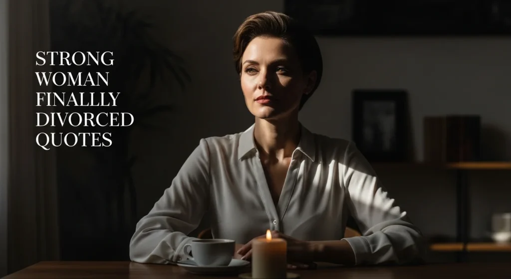 Strong Woman Finally Divorced Quotes