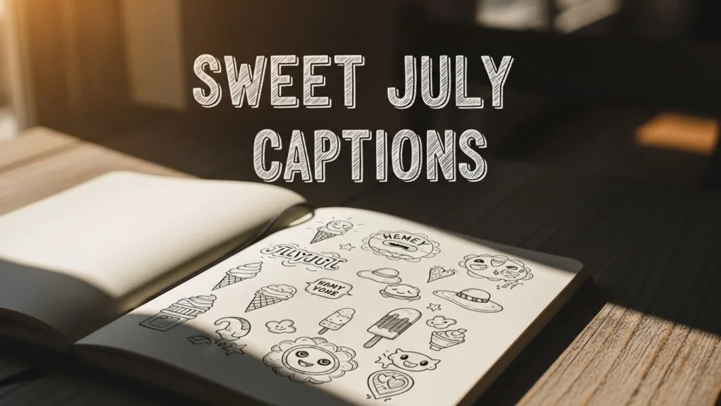 Sweet July Captions