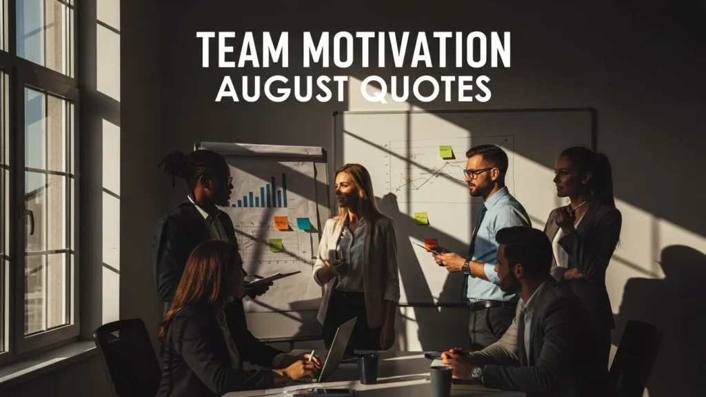 Team Motivation August Quotes
