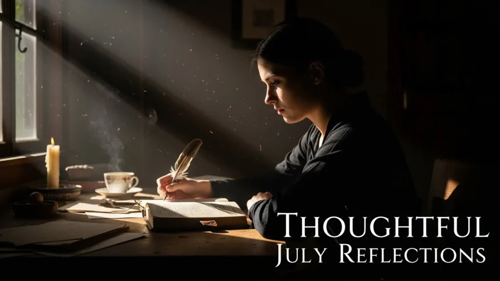 Thoughtful July Reflections