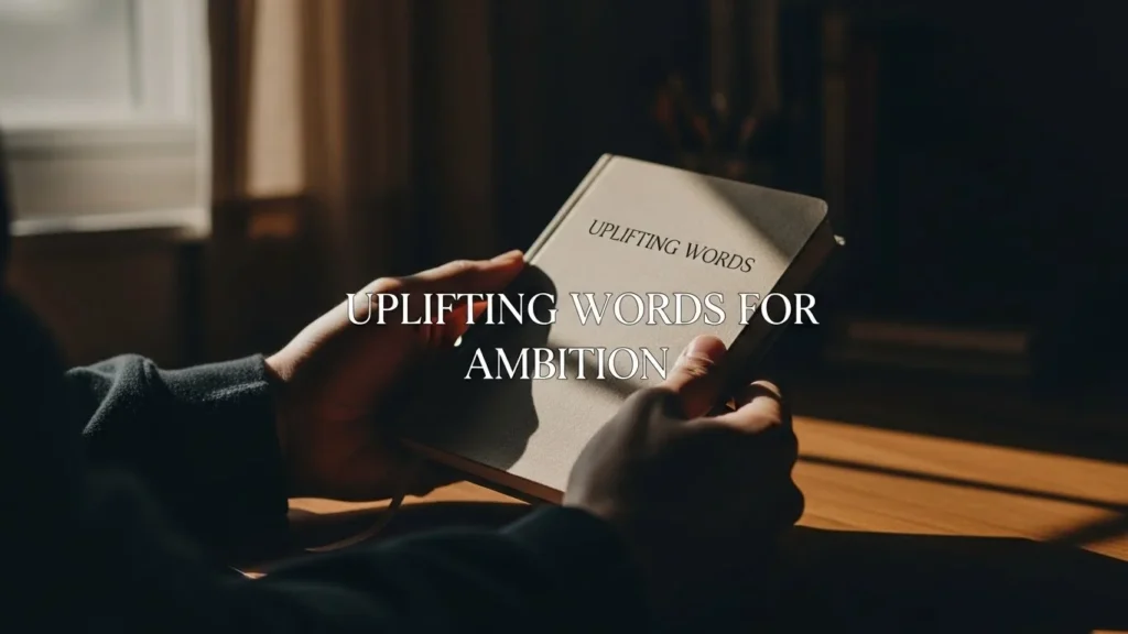 Uplifting Words for Ambition
