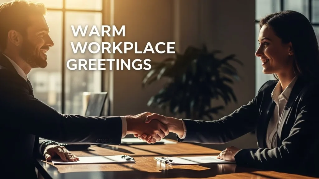 Warm Workplace Greetings