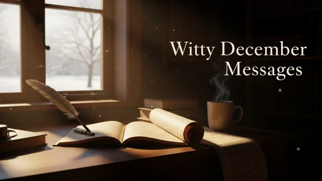 Witty December Messages