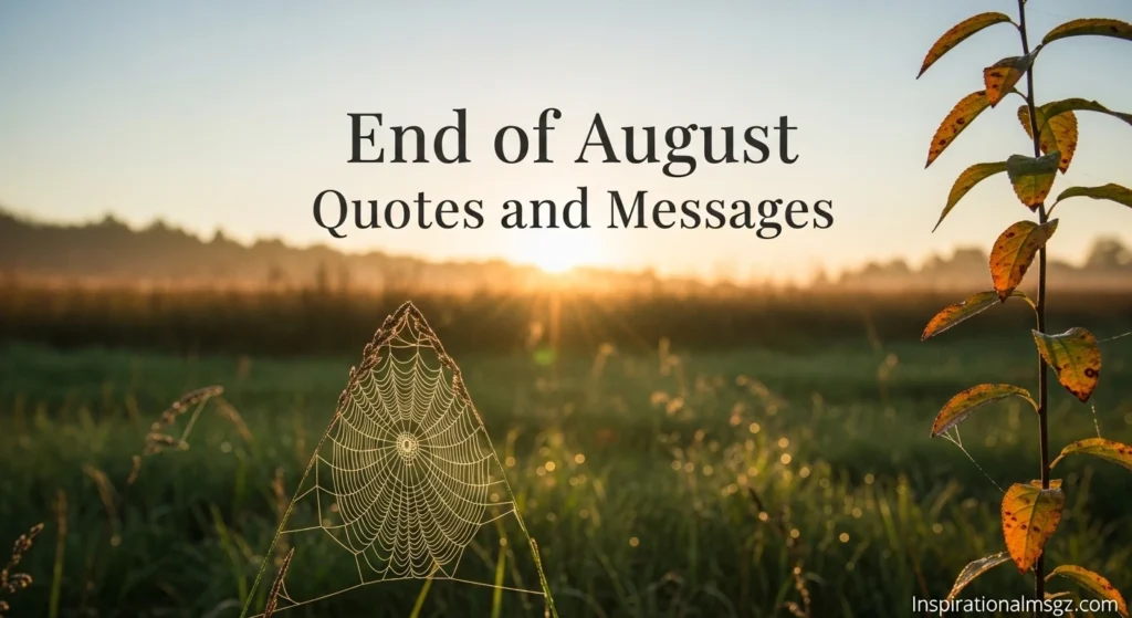 End of August Quotes and Messages