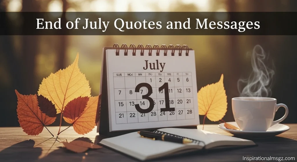 End of July Quotes and Messages