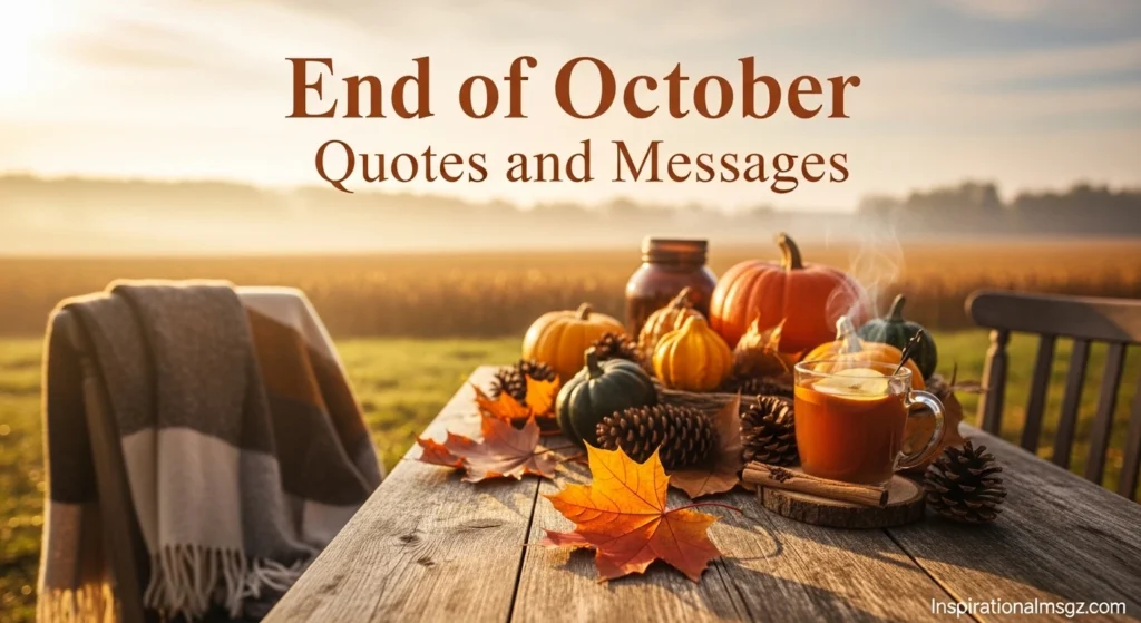 End of October Quotes and Messages