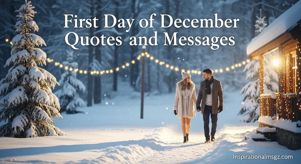 First Day of December Quotes and Messages
