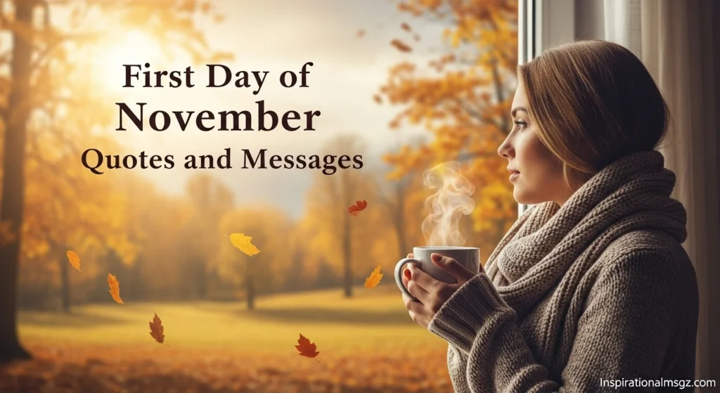 First Day of November Quotes and Messages
