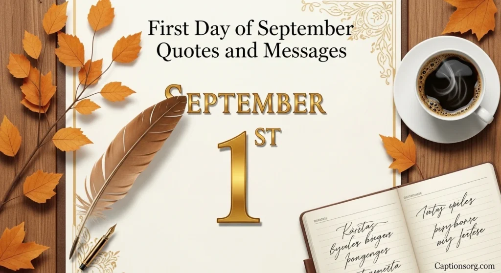 First Day of September Quotes and Messages