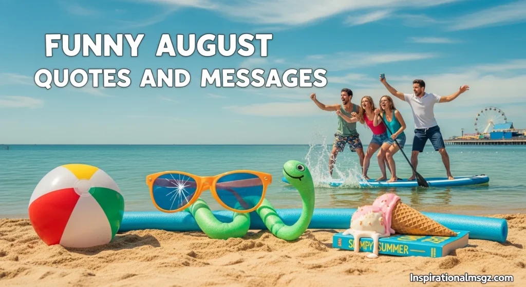 Funny August Quotes and Messages