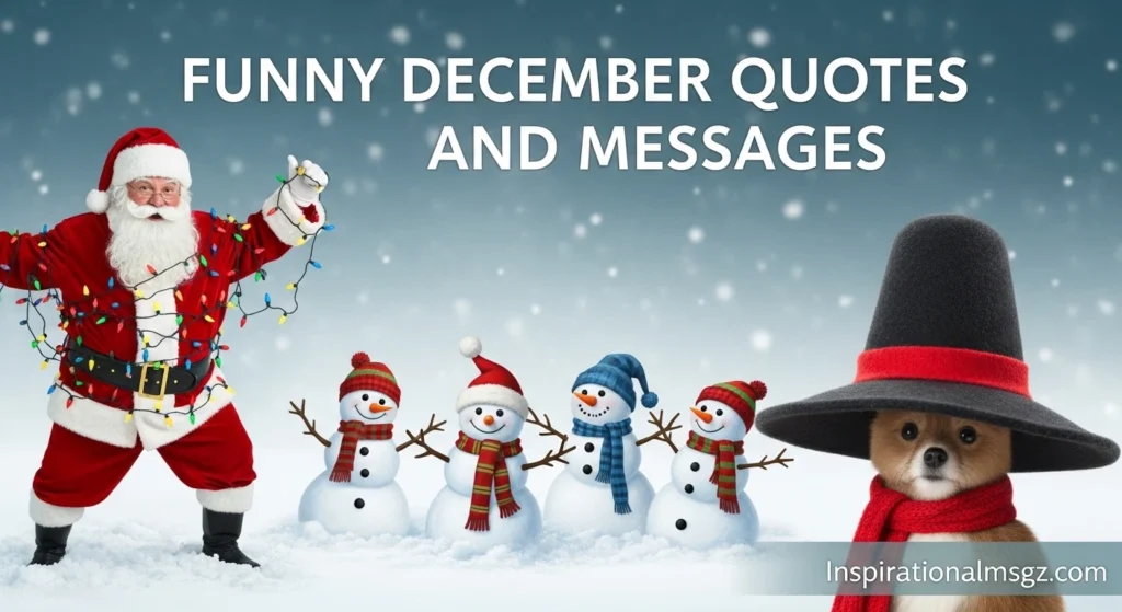 Funny December Quotes and Messages