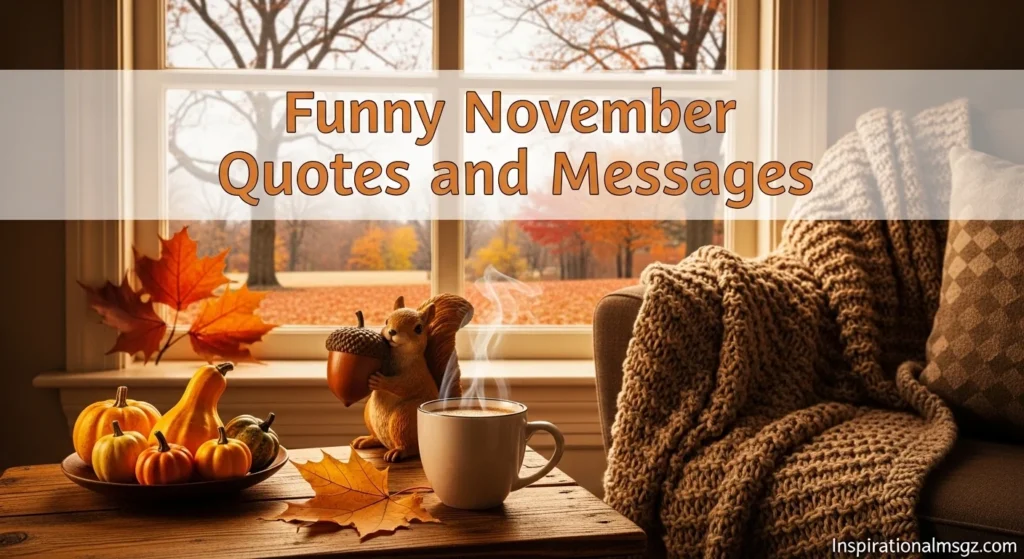 Funny November Quotes and Messages