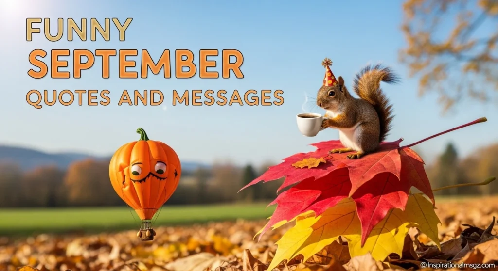 Funny September Quotes and Messages