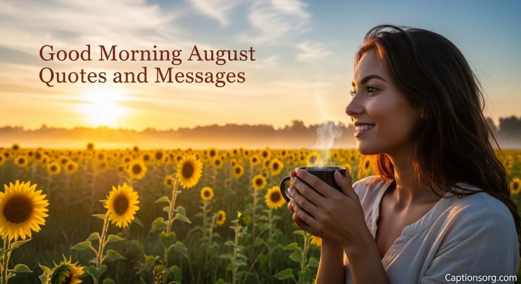 Good Morning August Quotes and Messages