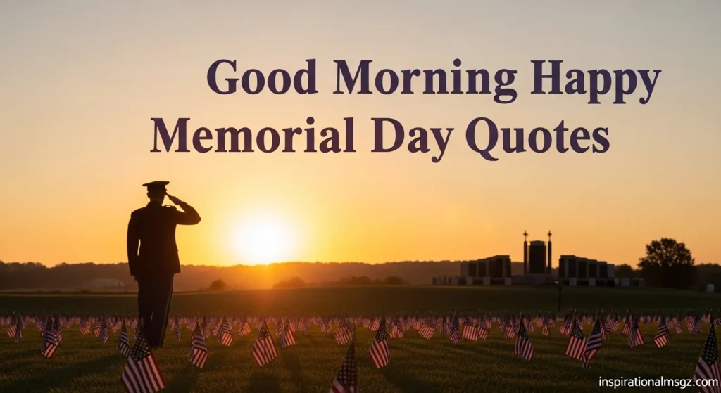 Good Morning Happy Memorial Day Quotes