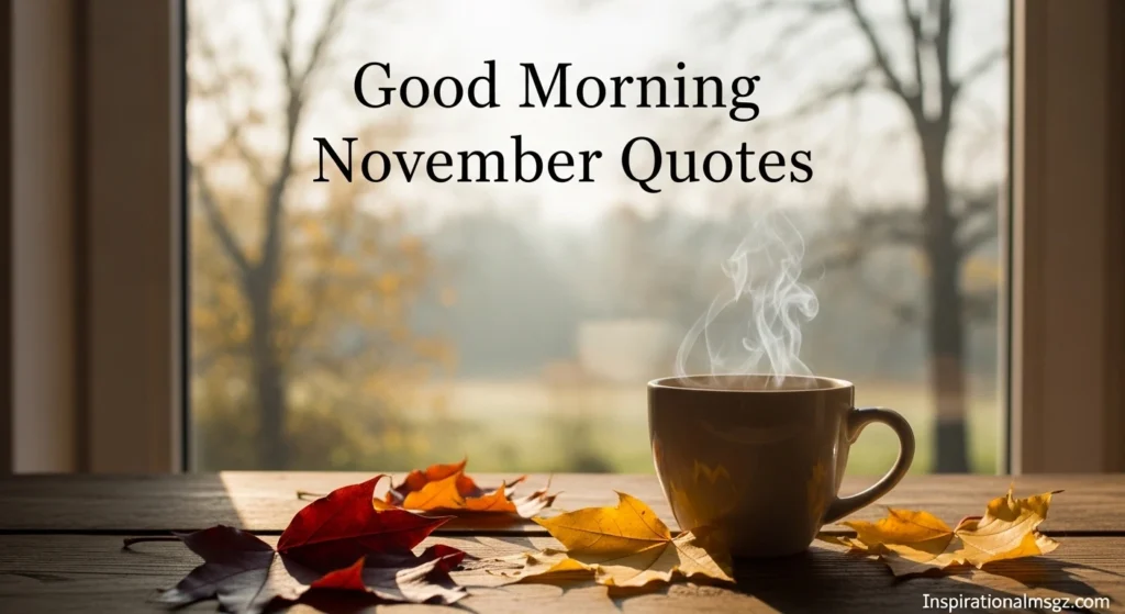 Good Morning November Quotes